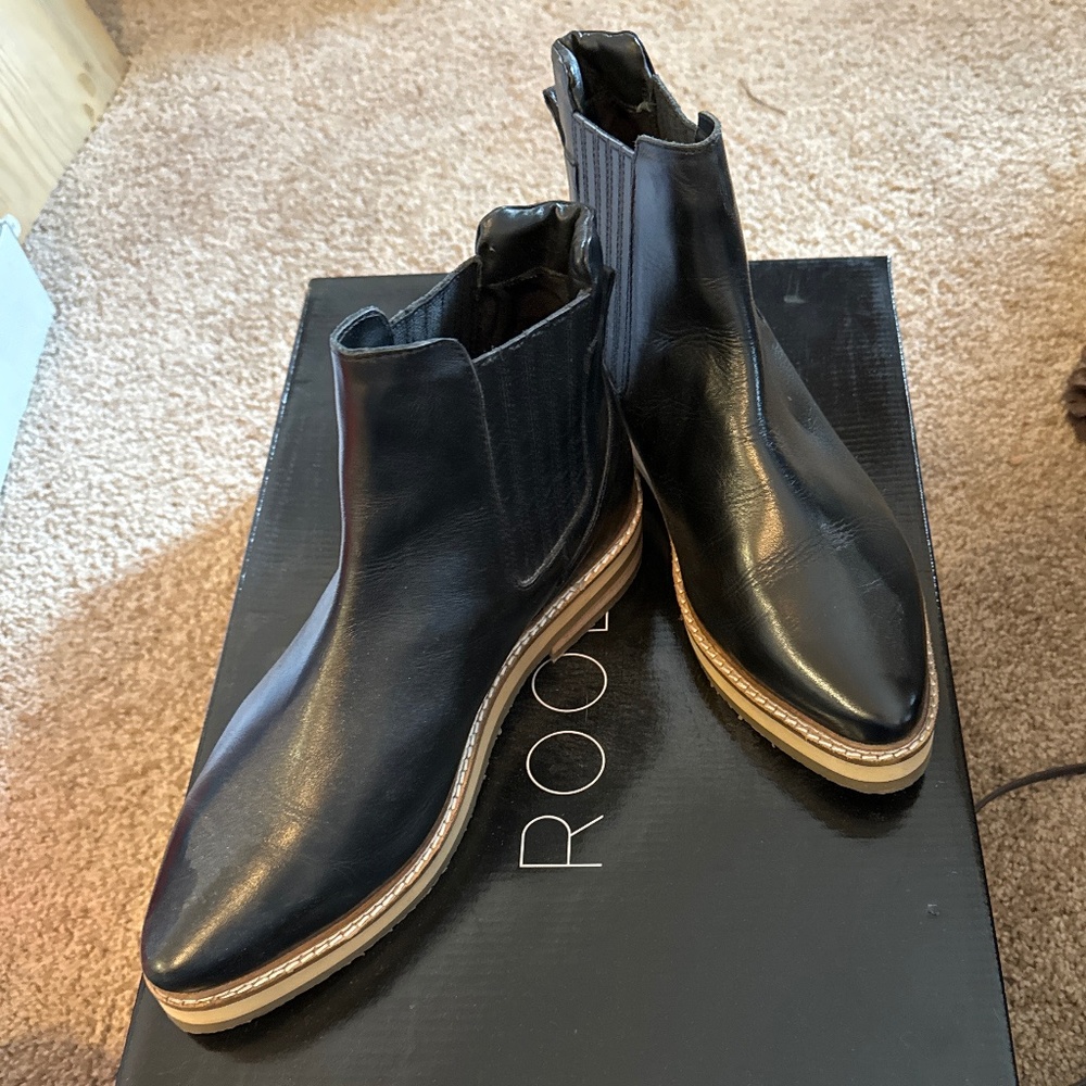 Roolee black booties size 40